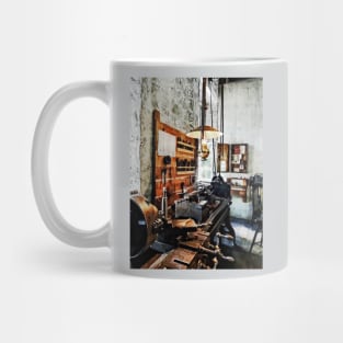 Machinists - Small Lathe in Machine Shop Mug